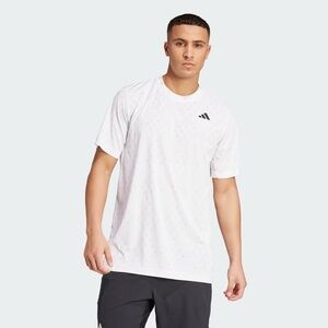 adidas Club Graphic Tee Shirt - White/Dash Grey